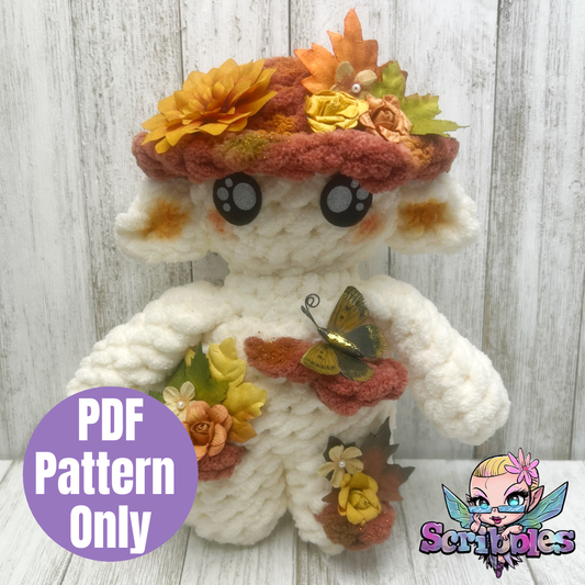 Mushroom Friend Crochet Pattern PDF
