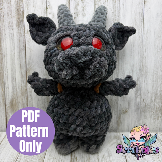 Goat Krampus Crochet Pattern PDF
