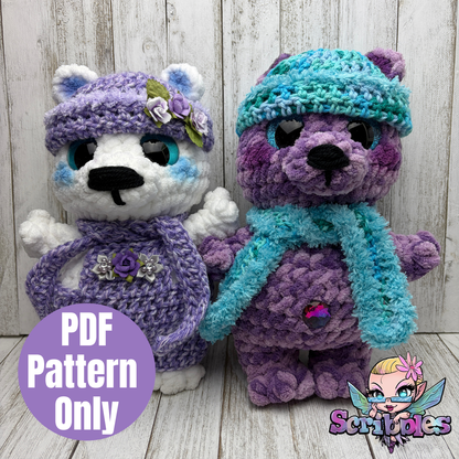 Winter Bear Crochet Pattern PDF