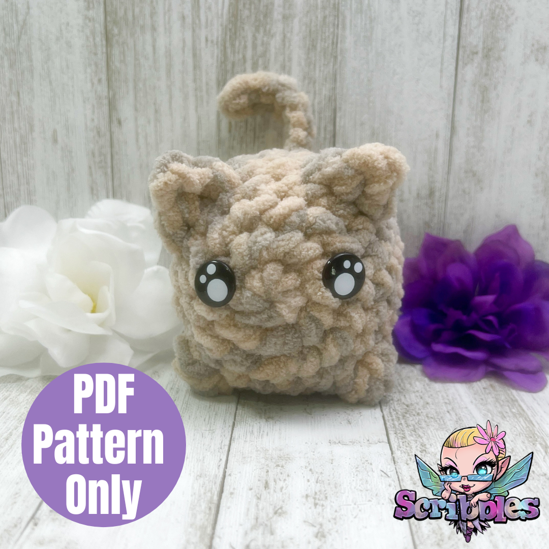 No Sew Mini Loaf Cat Pattern PDF