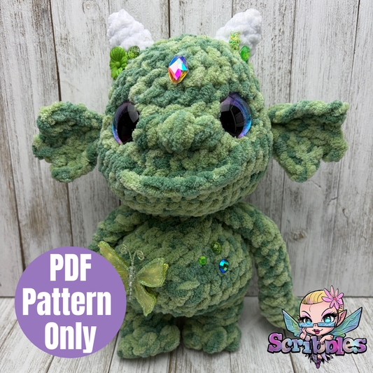 Swampy Monster Crochet Pattern PDF