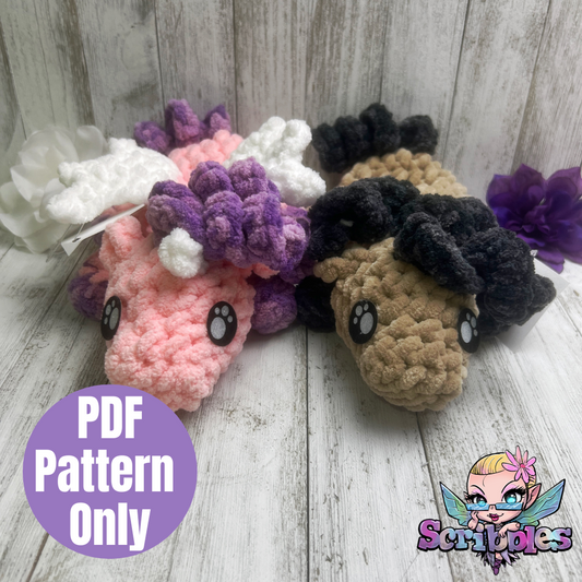 Horse/ Unicorn Snuggler No Sew Crochet Pattern PDF