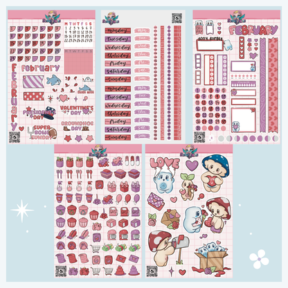 Full 2027 Sticker Sheet Collection (60 Sheets)