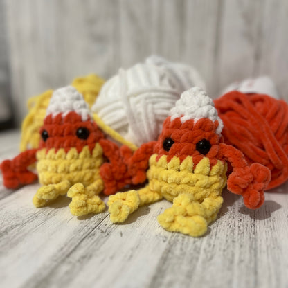 Leggy Candy Corn Amigurumi Plush Pattern PDF