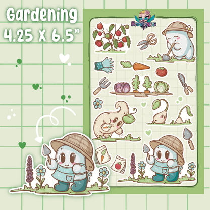 Gardening Sticker Sheet