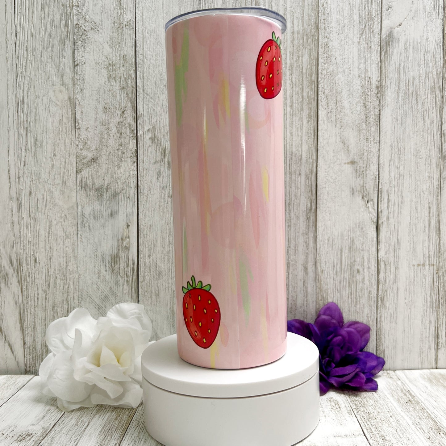 Strawberry Cow Stainless Steel Tumbler