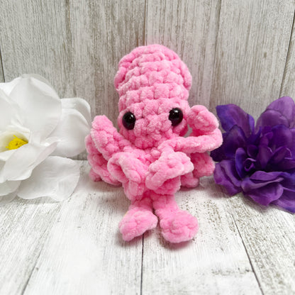 No-Sew Mini Squid Amigurumi Plush Pattern PDF