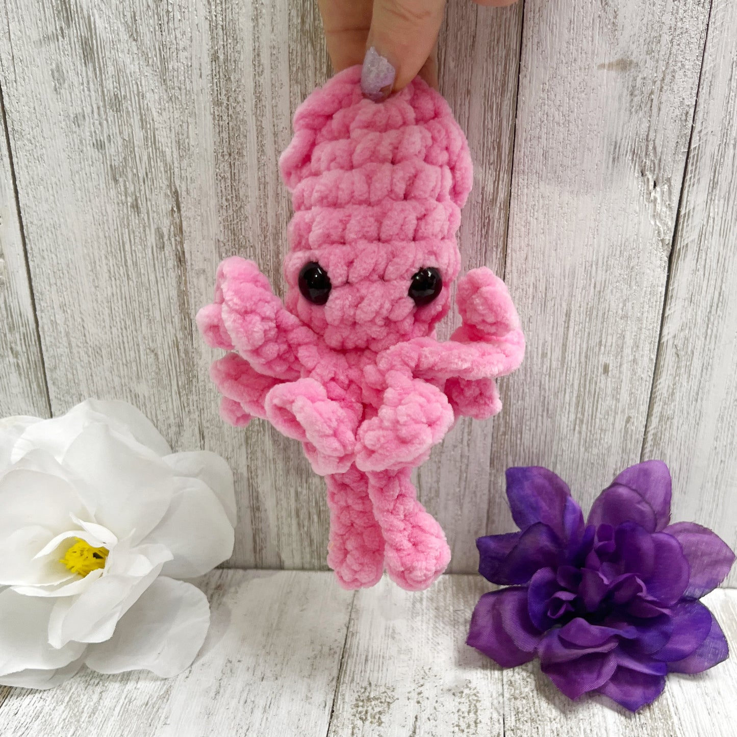 No-Sew Mini Squid Amigurumi Plush Pattern PDF