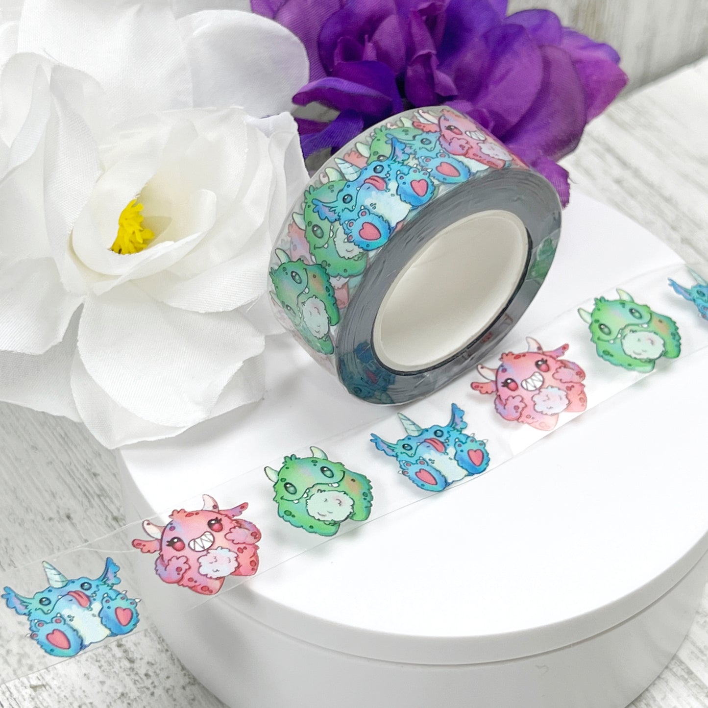 Monsters Clear Washi Tape