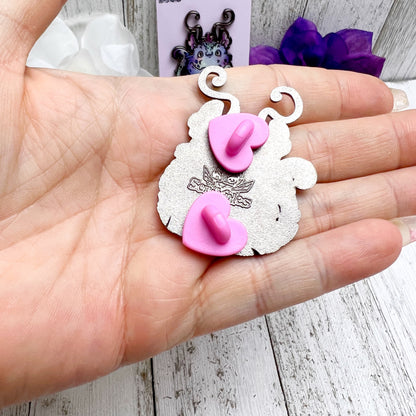 Purple Monster Enamel Pin