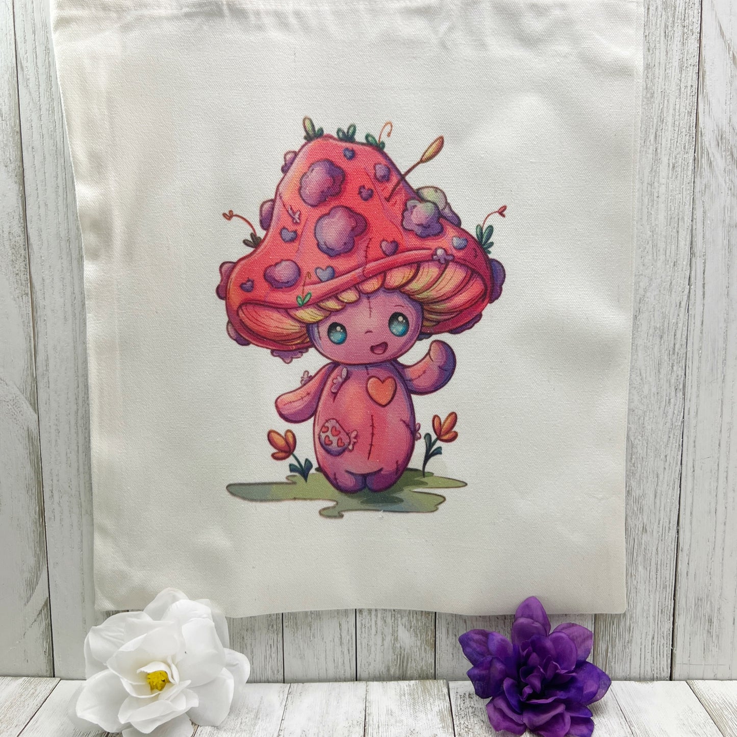 Pink Voodoo Mushroom Tote