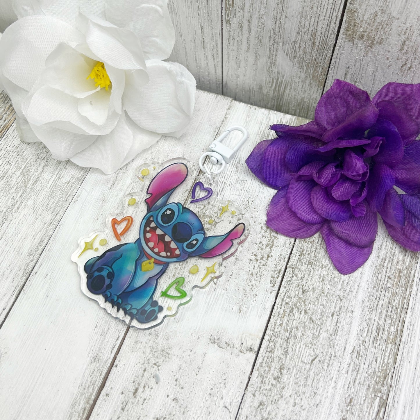 Stitch Acrylic Keychain