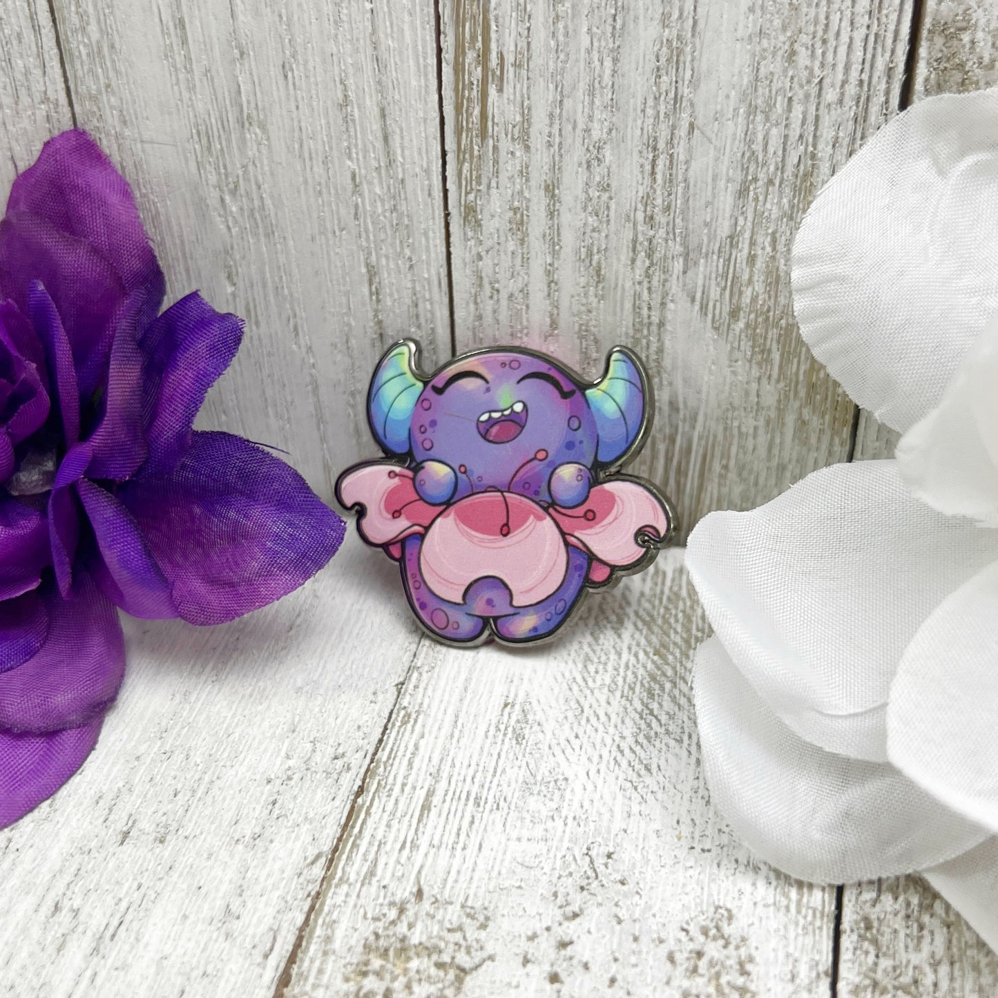 Tutu Sakura Monster Baby Enamel Pin