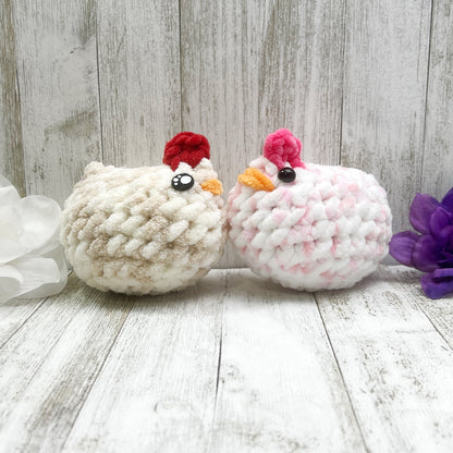 No Sew Mini Chicken Plush Pattern PDF