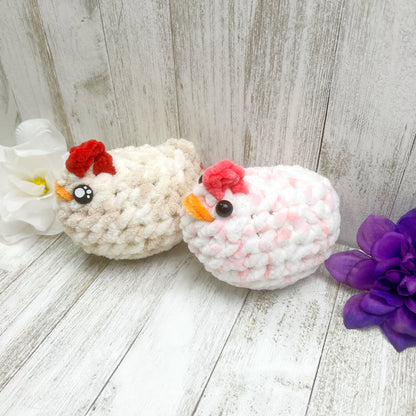 No Sew Mini Chicken Plush Pattern PDF