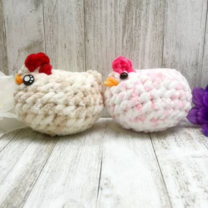 No Sew Mini Chicken Plush Pattern PDF