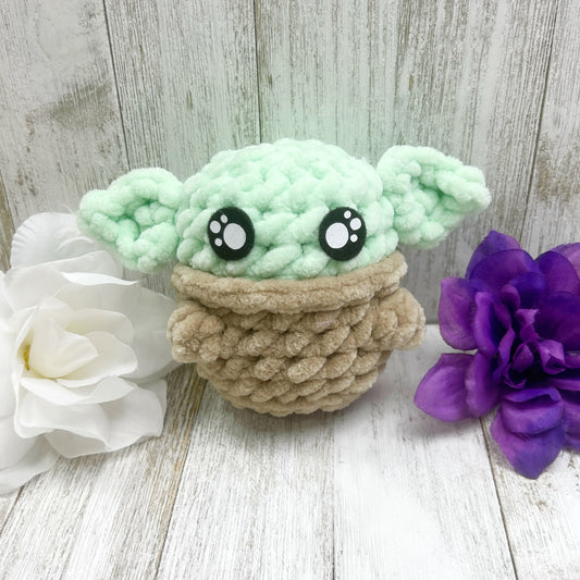 No Sew Baby Green Alien Yoda Plush Pattern PDF