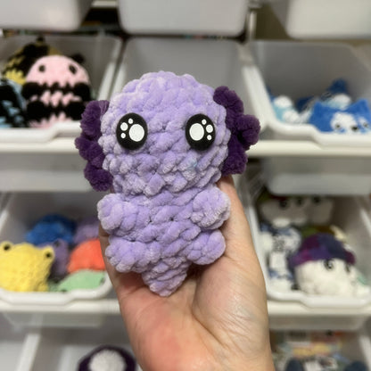 No Sew Mini Axolotl Plush Pattern PDF
