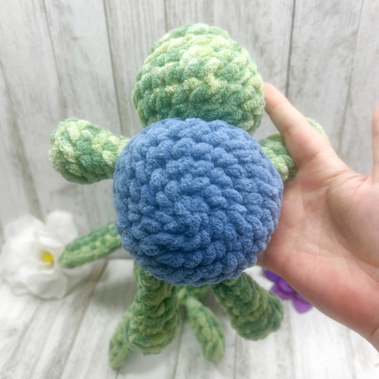 No Sew Mini Land & Sea Turtle Snuggler Pattern PDF