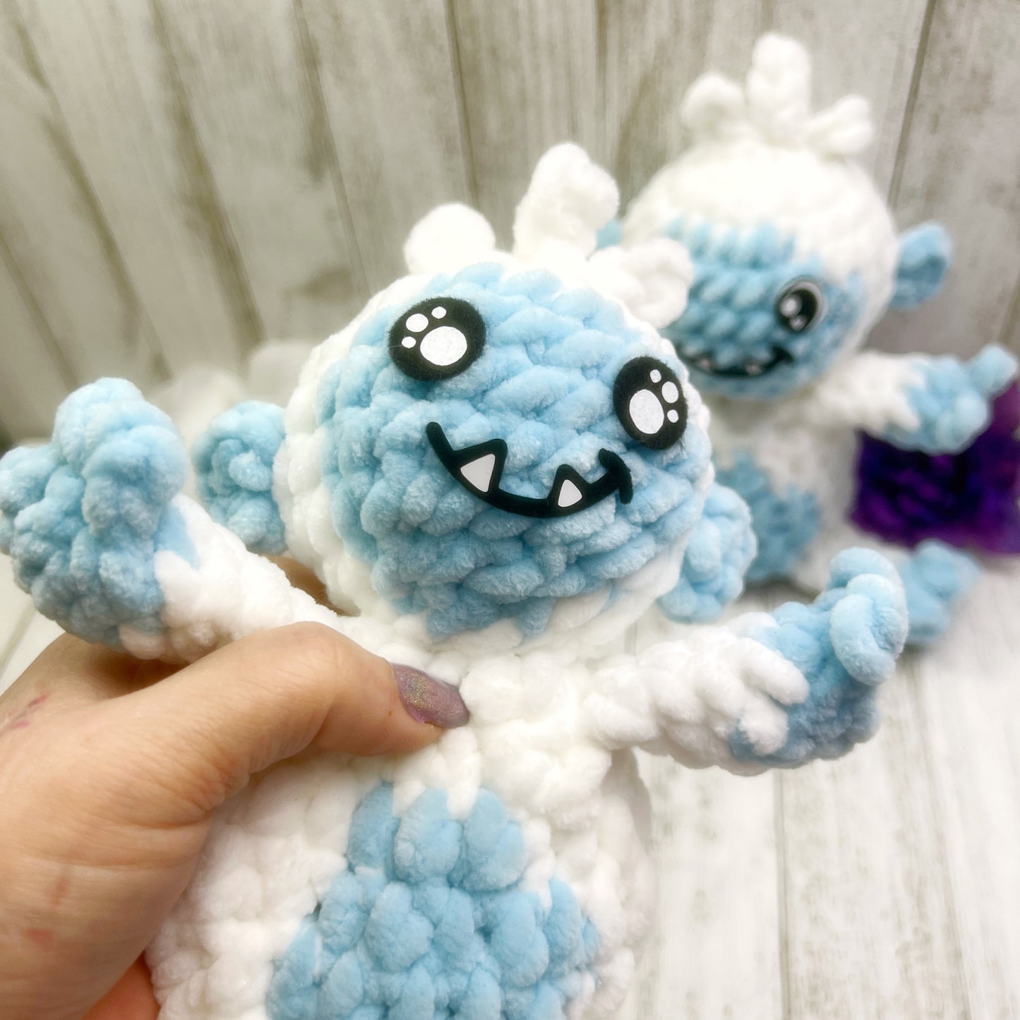 No Sew Mini Yeti Snuggler Pattern PDF