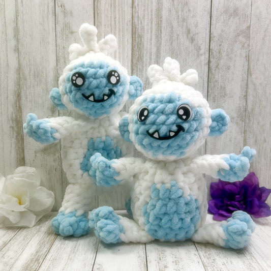 No Sew Mini Yeti Snuggler Pattern PDF