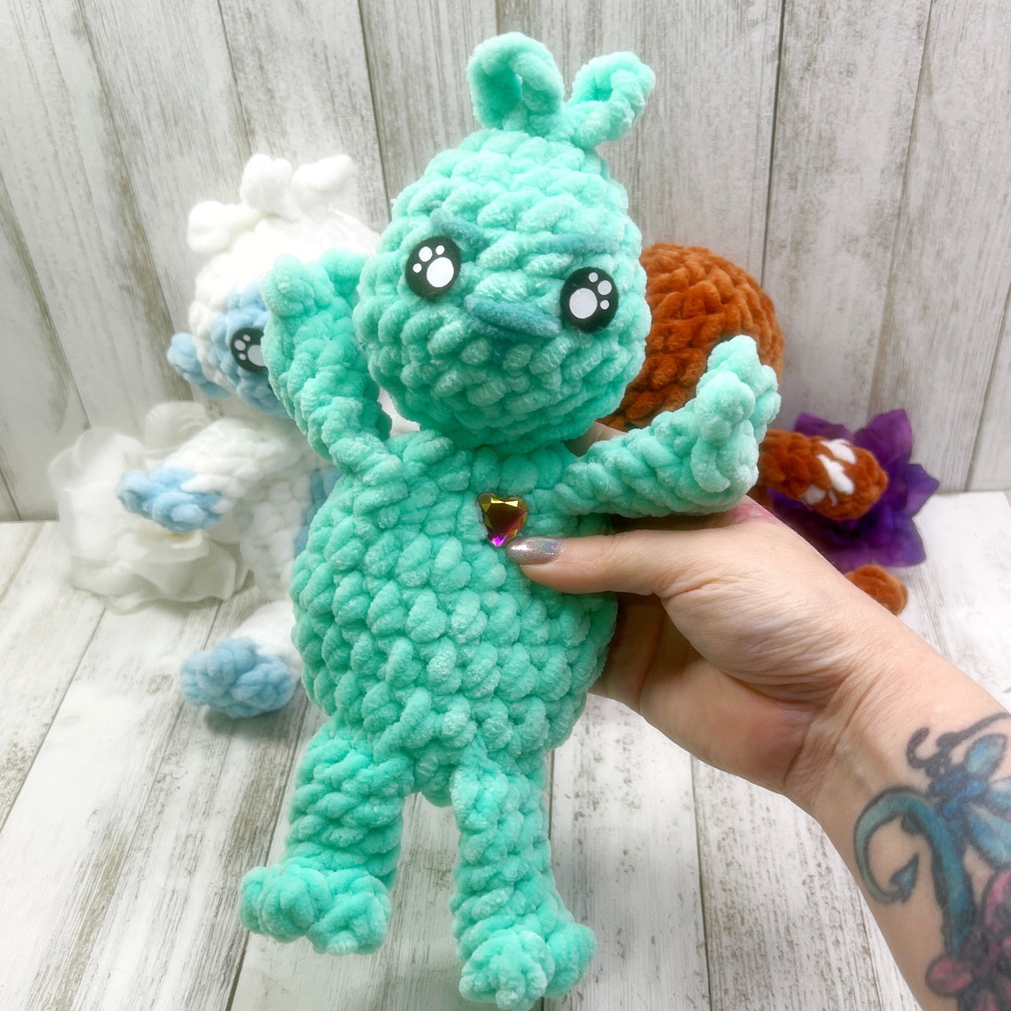 No Sew Mini Mean Green Grinch Snuggler Pattern PDF