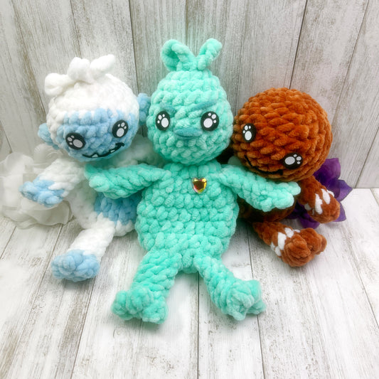 Winter Trio No Sew Mini Snugglers Pattern PDFs