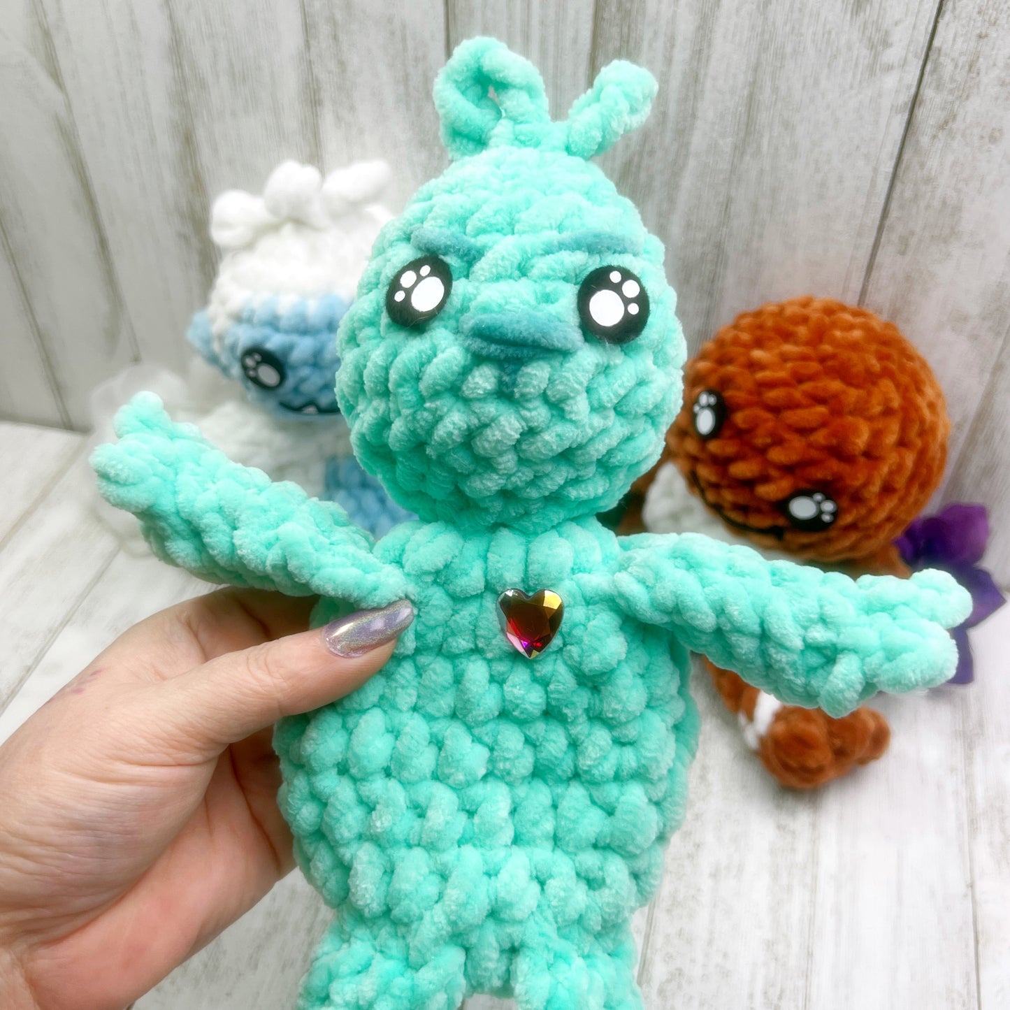 No Sew Mini Mean Green Grinch Snuggler Pattern PDF