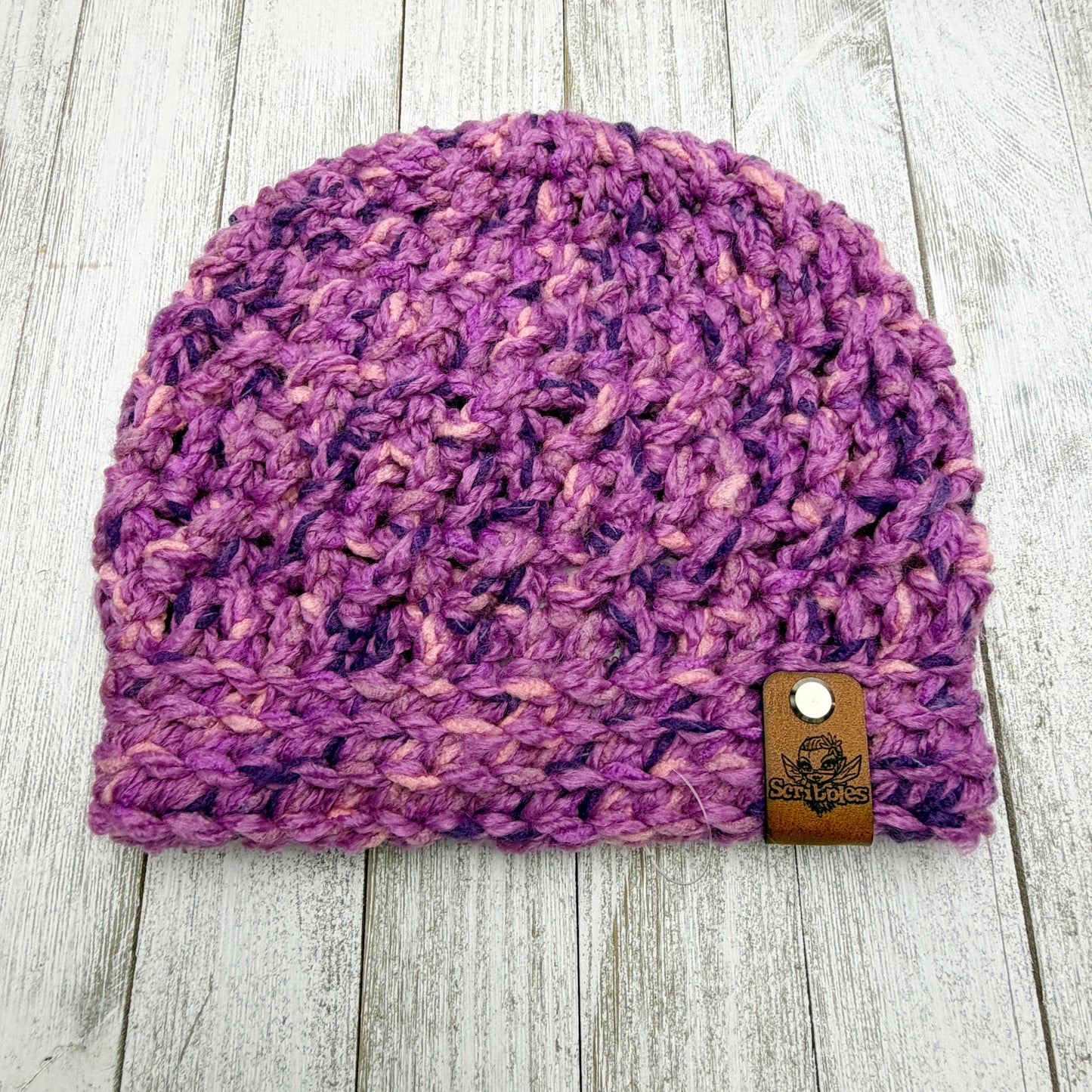 Pink Crossroads Beanie Adult Med