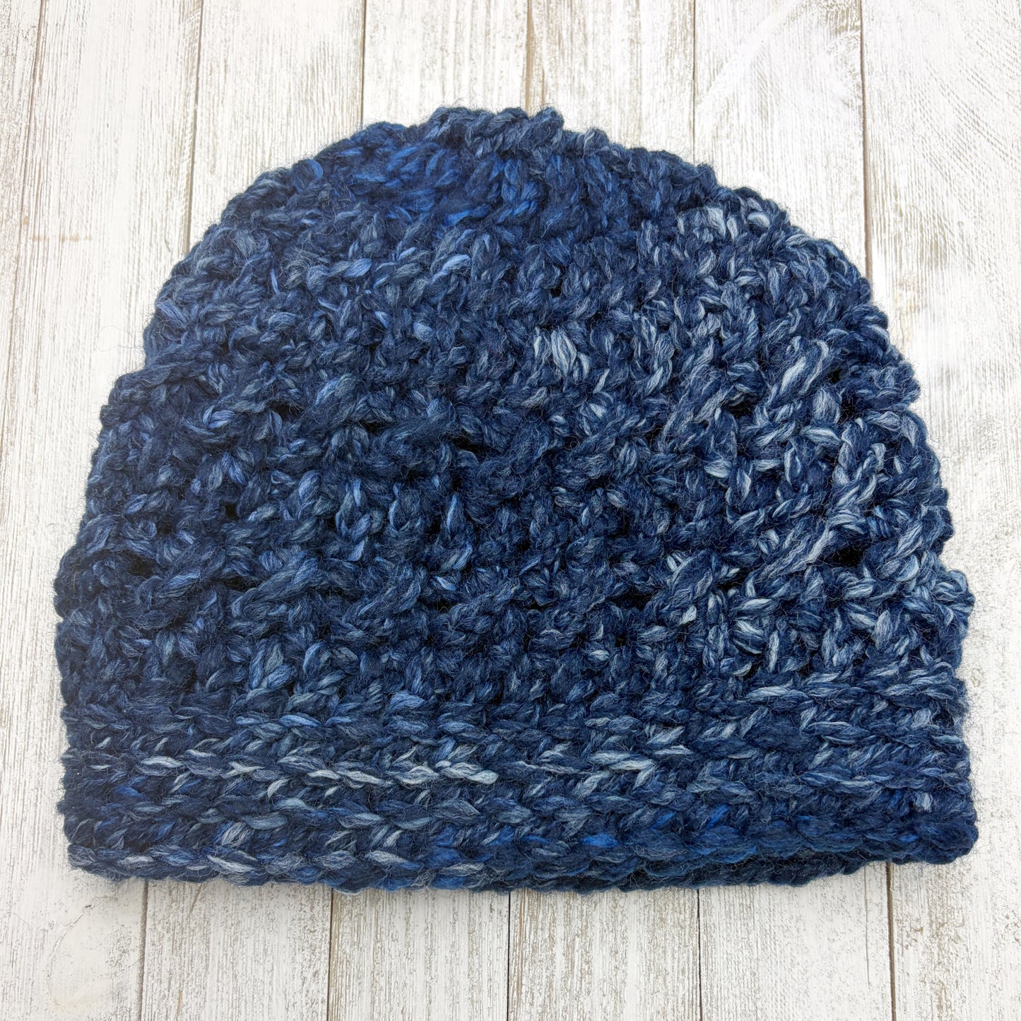 Deep Blue Crossroads Beanie Adult Med