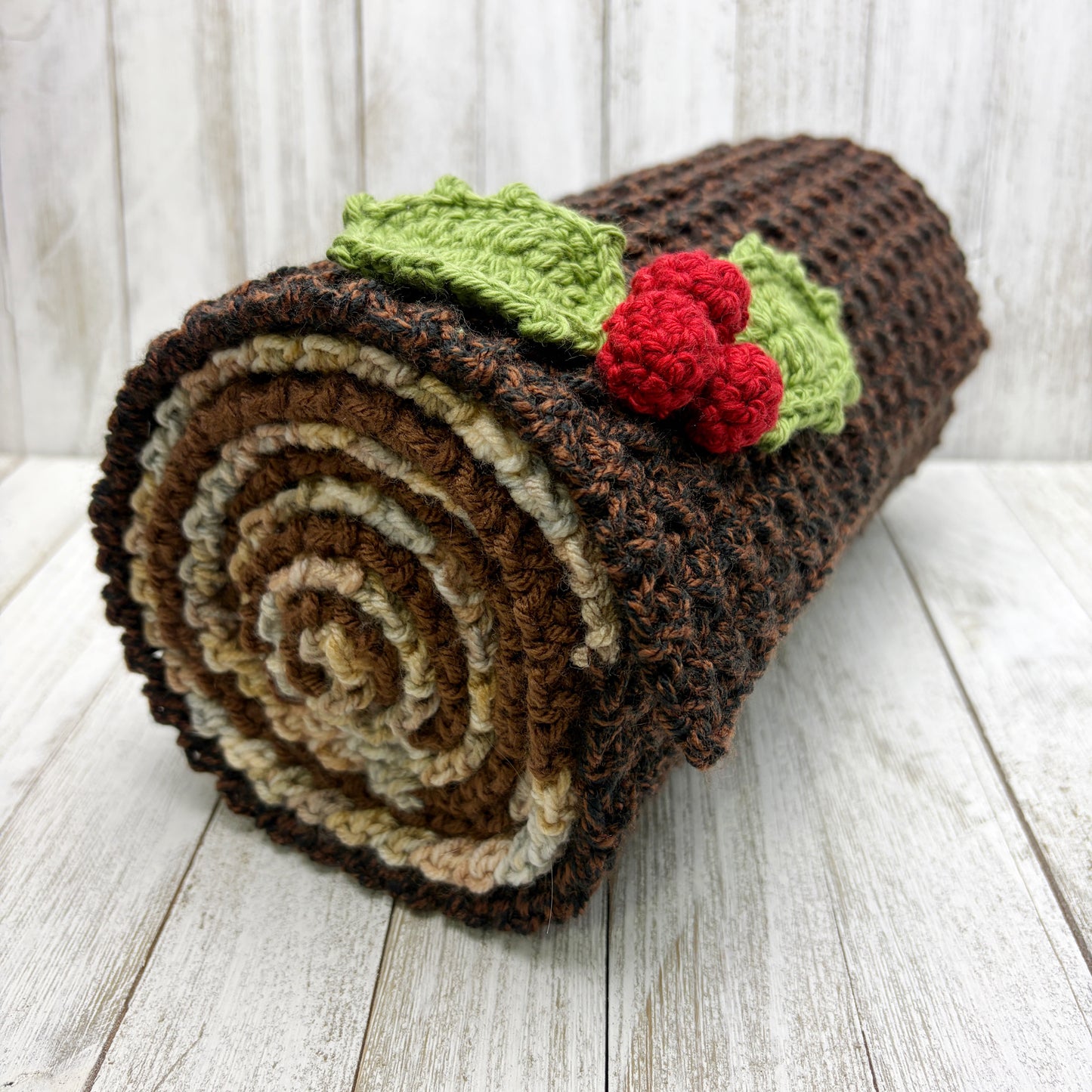 Yule Log Crochet Pattern PDF