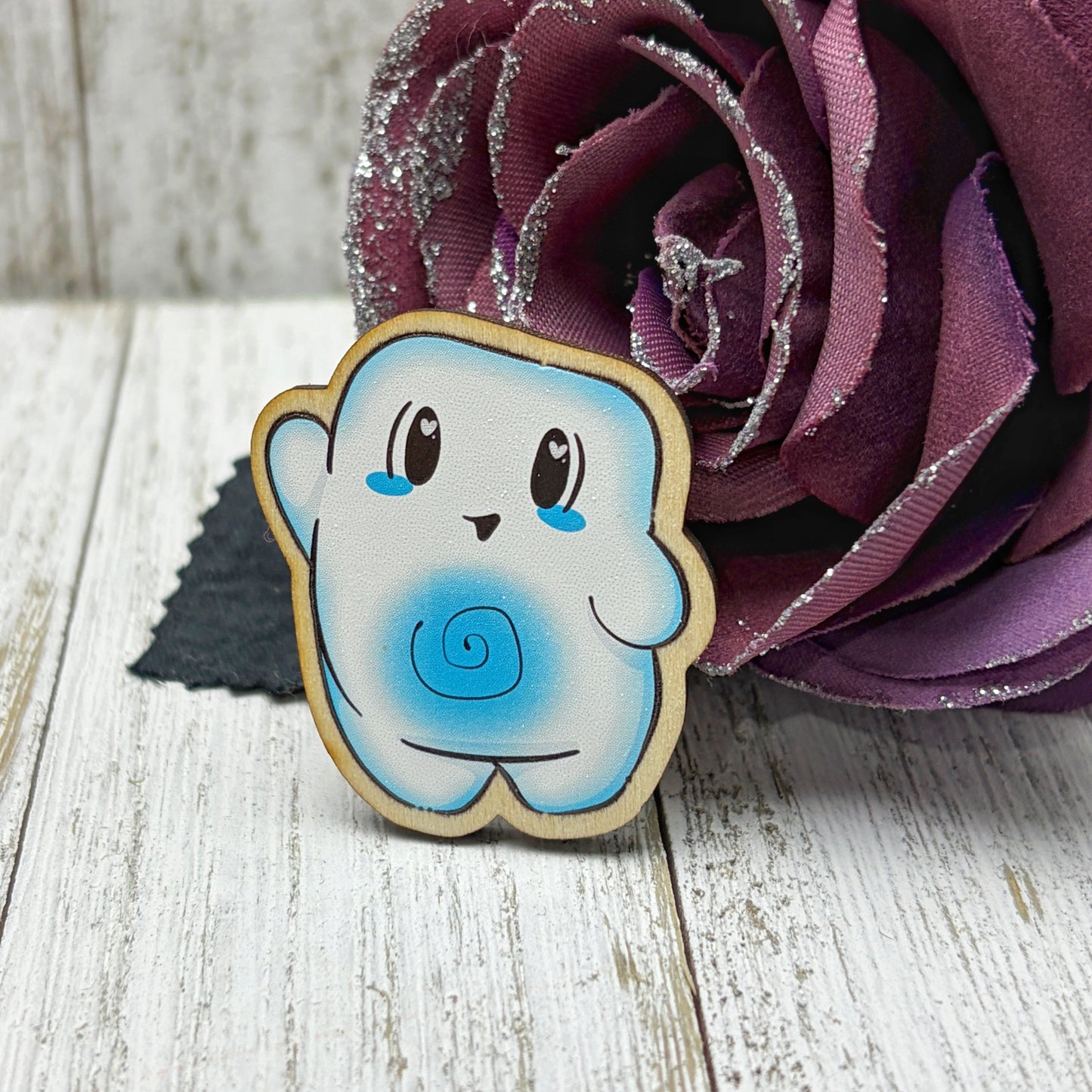 Toasty Wooden Pin