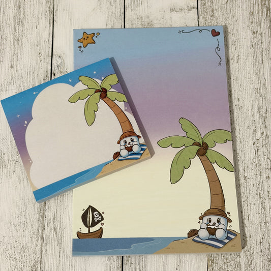 On The Beach Sticky Note & Notepad Bundle