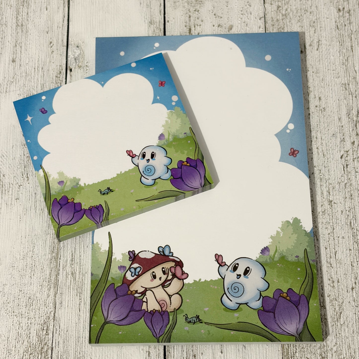 Spring Field Sticky Note & Notepad Bundle