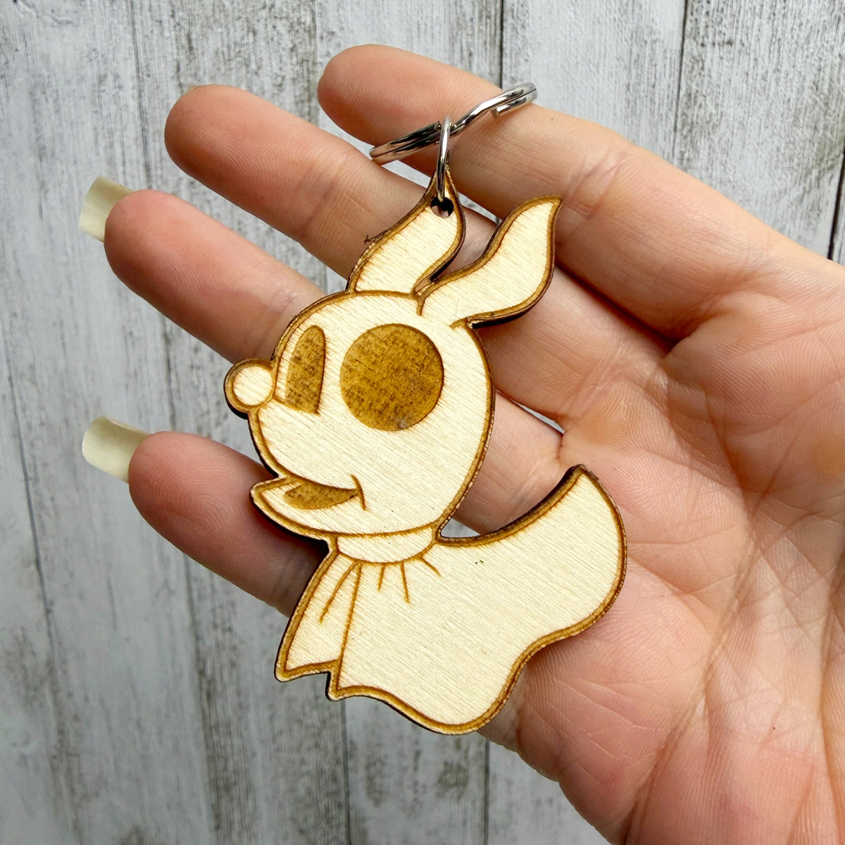Zero Wooden Keychain