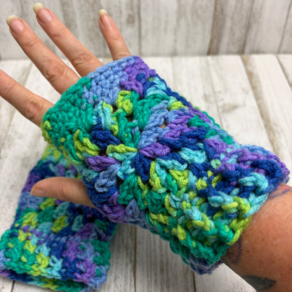 Wildflower Fingerless Gloves