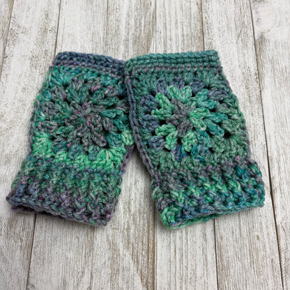 Herb Garden Fingerless Gloves