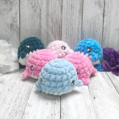 No Sew Worry Whale Amigurumi Plush Pattern PDF