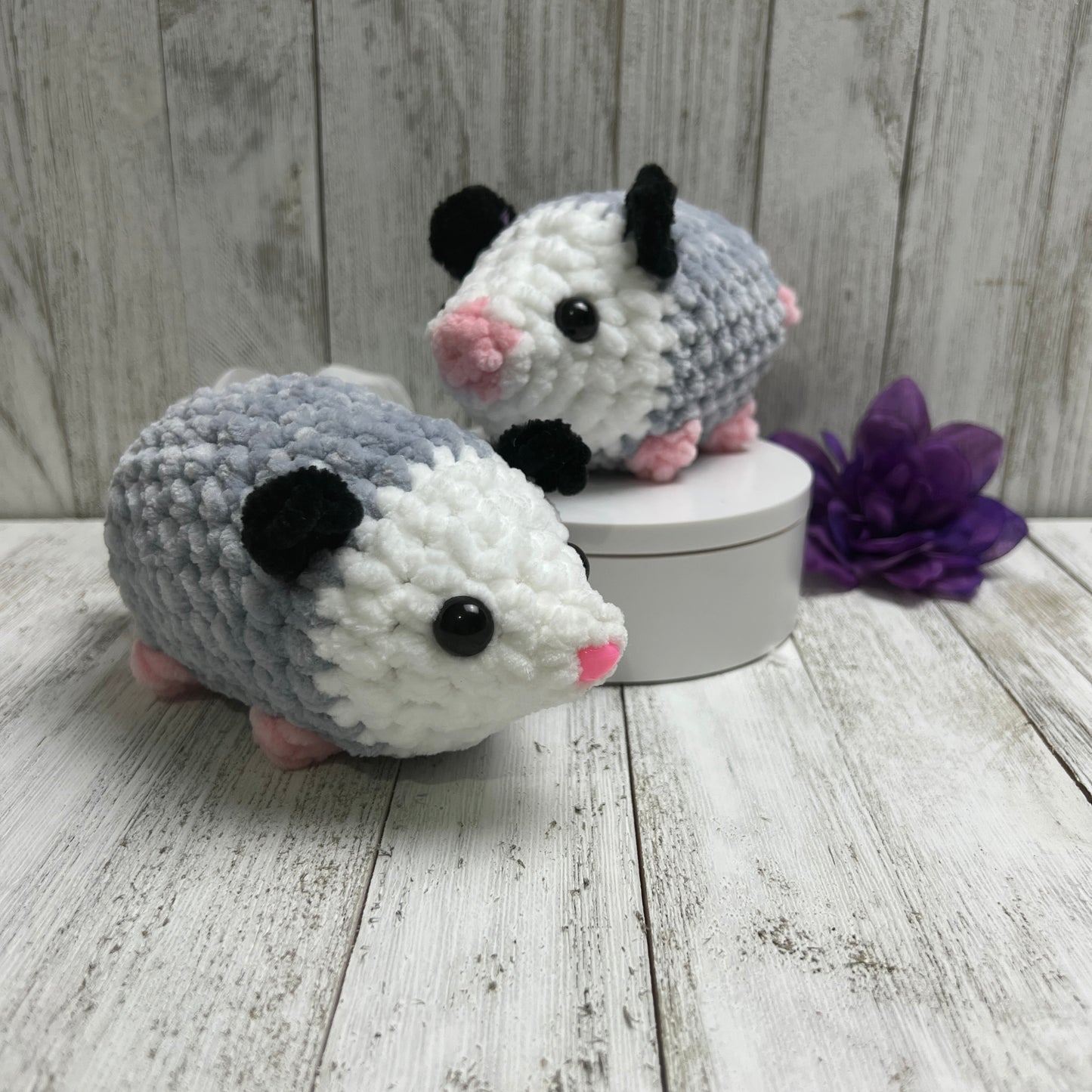 Opossum Amigurumi Plush Pattern PDF