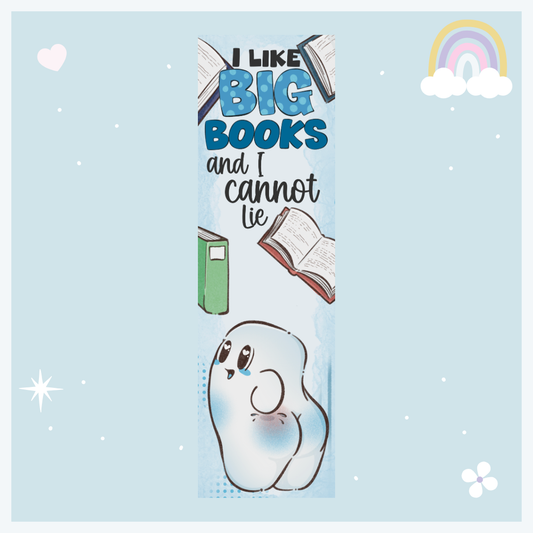 I Like Big Books 2x7" Bookmark