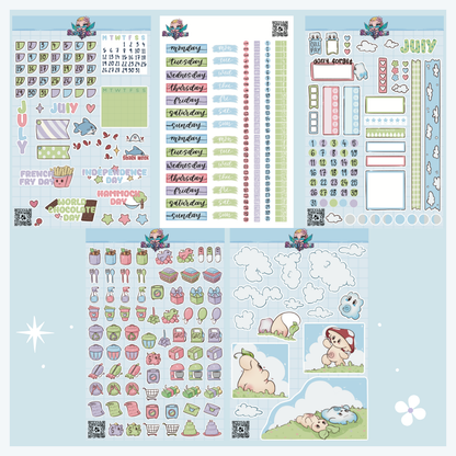 Full 2027 Sticker Sheet Collection (60 Sheets)