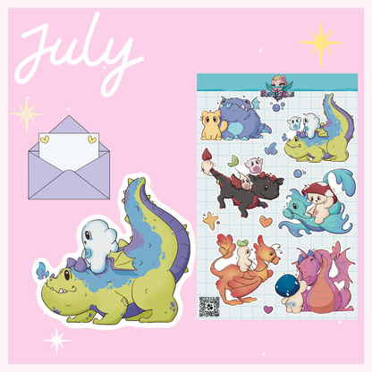 Scribbles Happy Mail Club: Sticker Tier