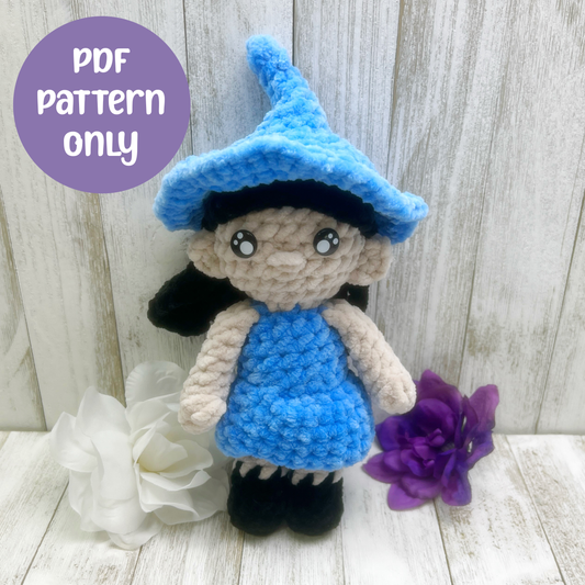 Lo Sew Little Witch Plush Pattern PDF