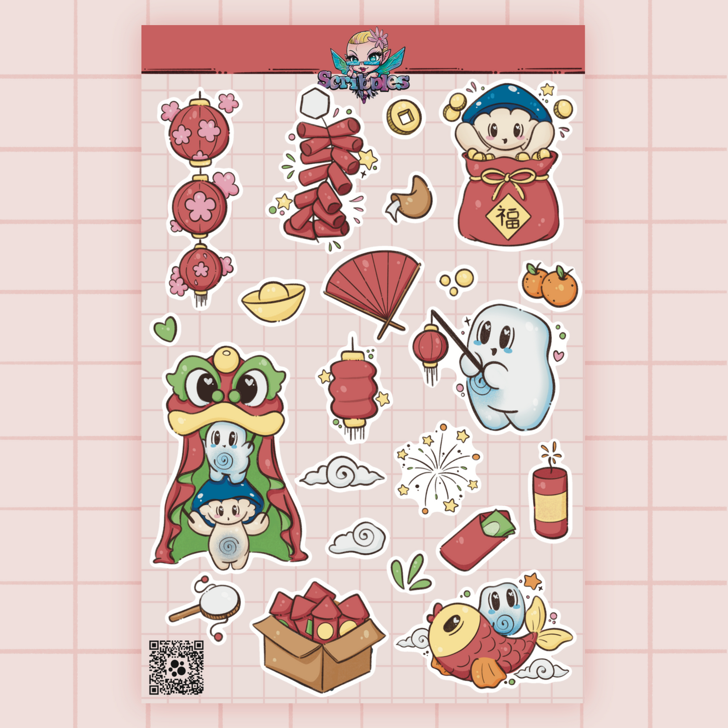 Lunar New Year Year of the Horse Sticker Sheet(s)