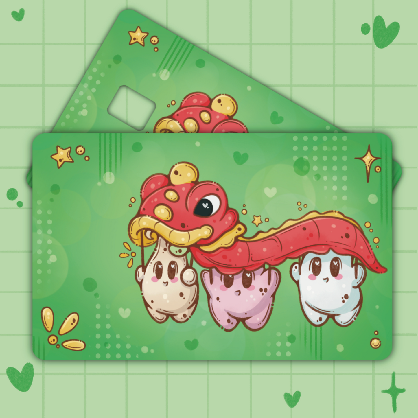 Lunar New Year Credit Card Cover Sticker