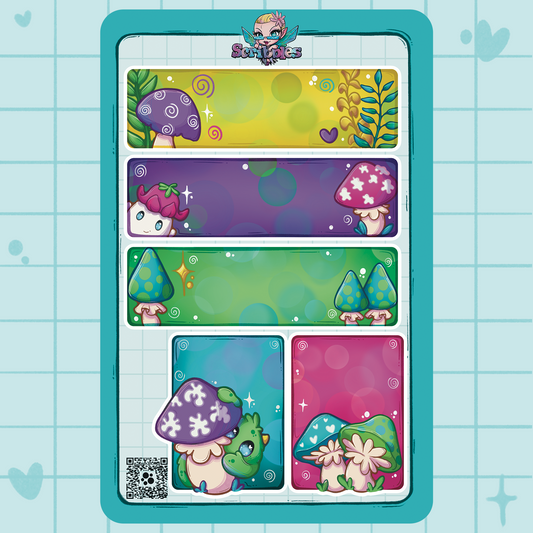 Magical Forest Collection Banners Sticker Sheet