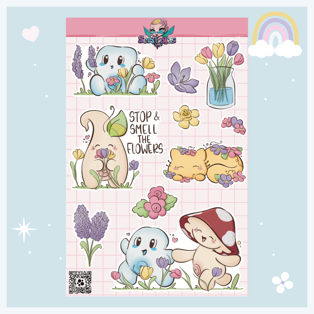 May Flowers Sticker Sheet Kit & Individual Sheets 2027 & Undated