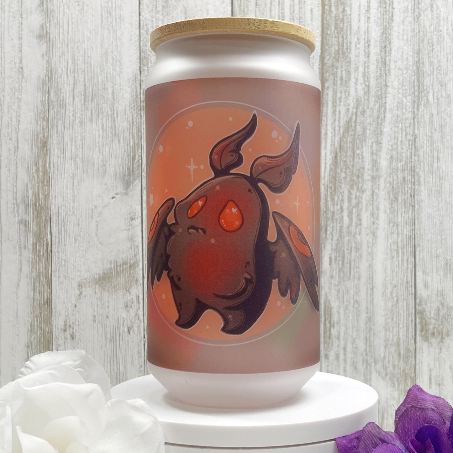 Mothman 18oz Glass Can