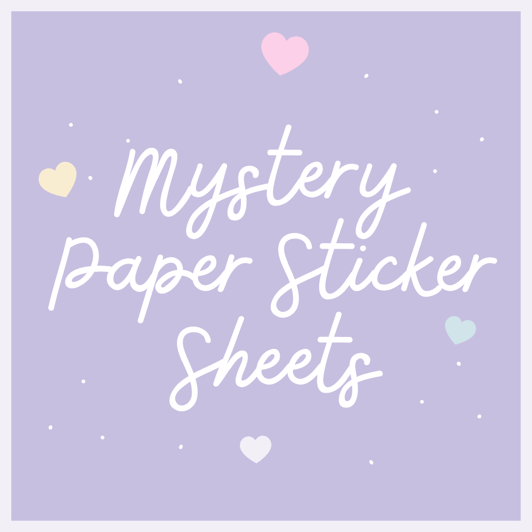 8 Mystery Planner Sticker Sheets Bundle