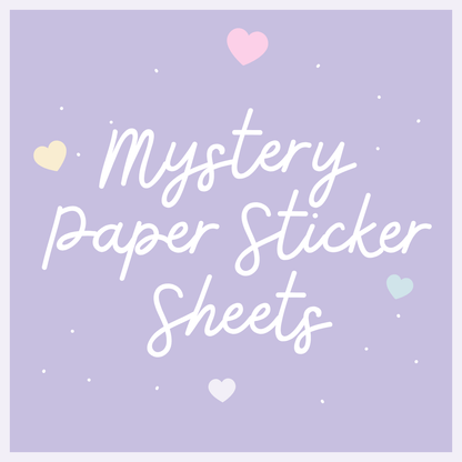 8 Mystery Planner Sticker Sheets Bundle